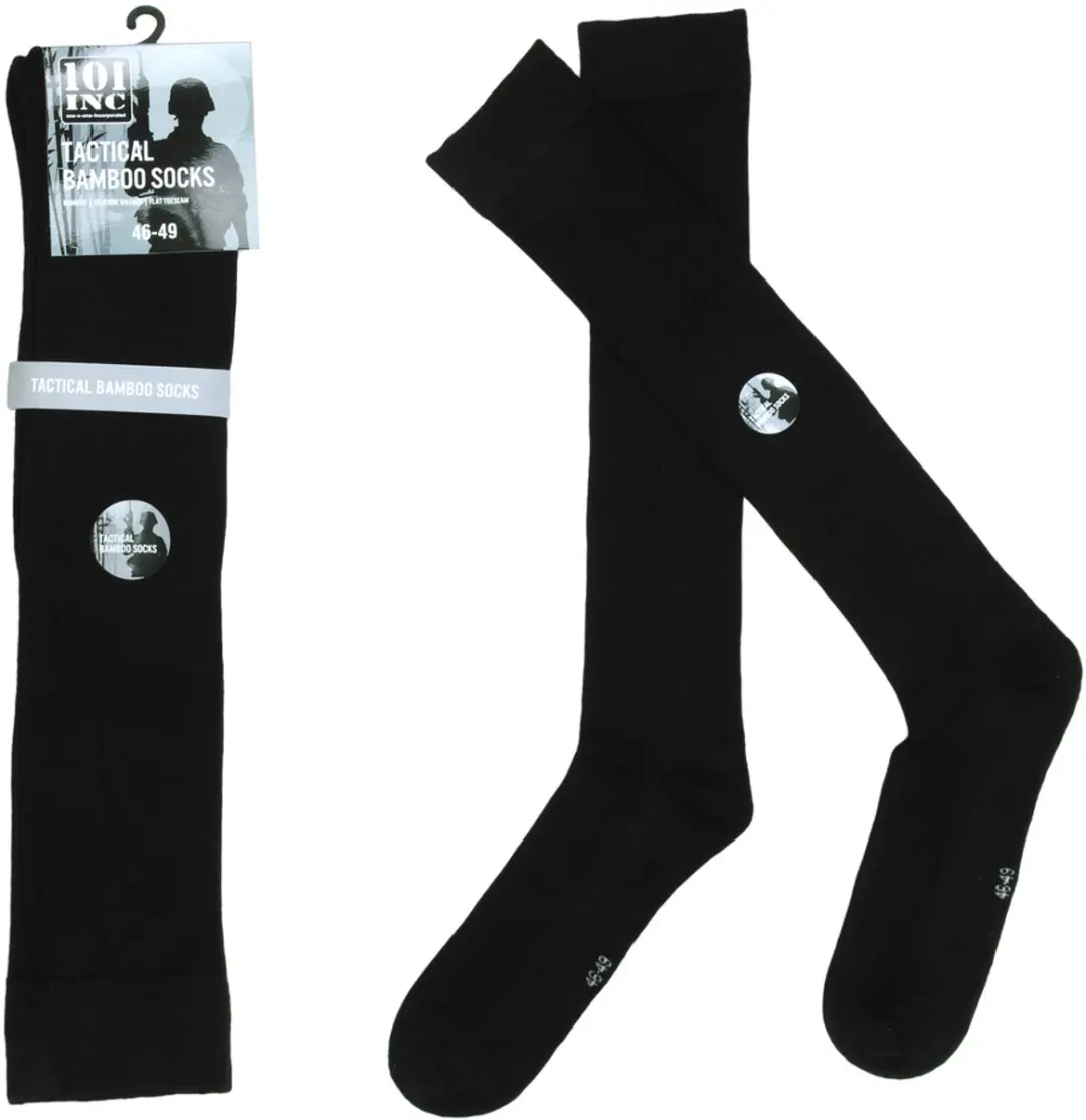 101 Tactical Bamboo Sokken Zwart - afbeelding 2 van 2