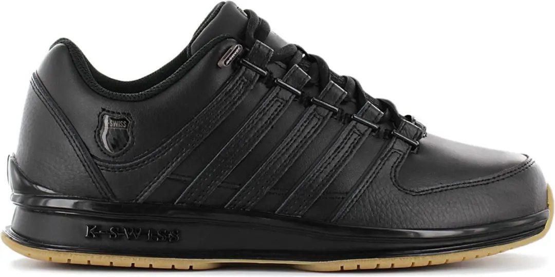 K-Swiss Rinzler Leather Heren Sneakers 01235-050-M - Zwart - afbeelding 3 van 6