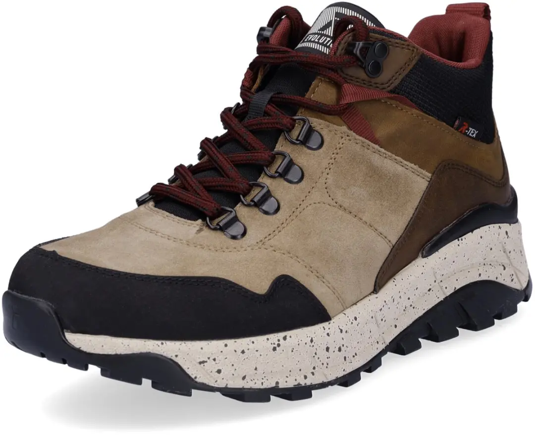 Rieker Evolution dames veterboot bruin multi