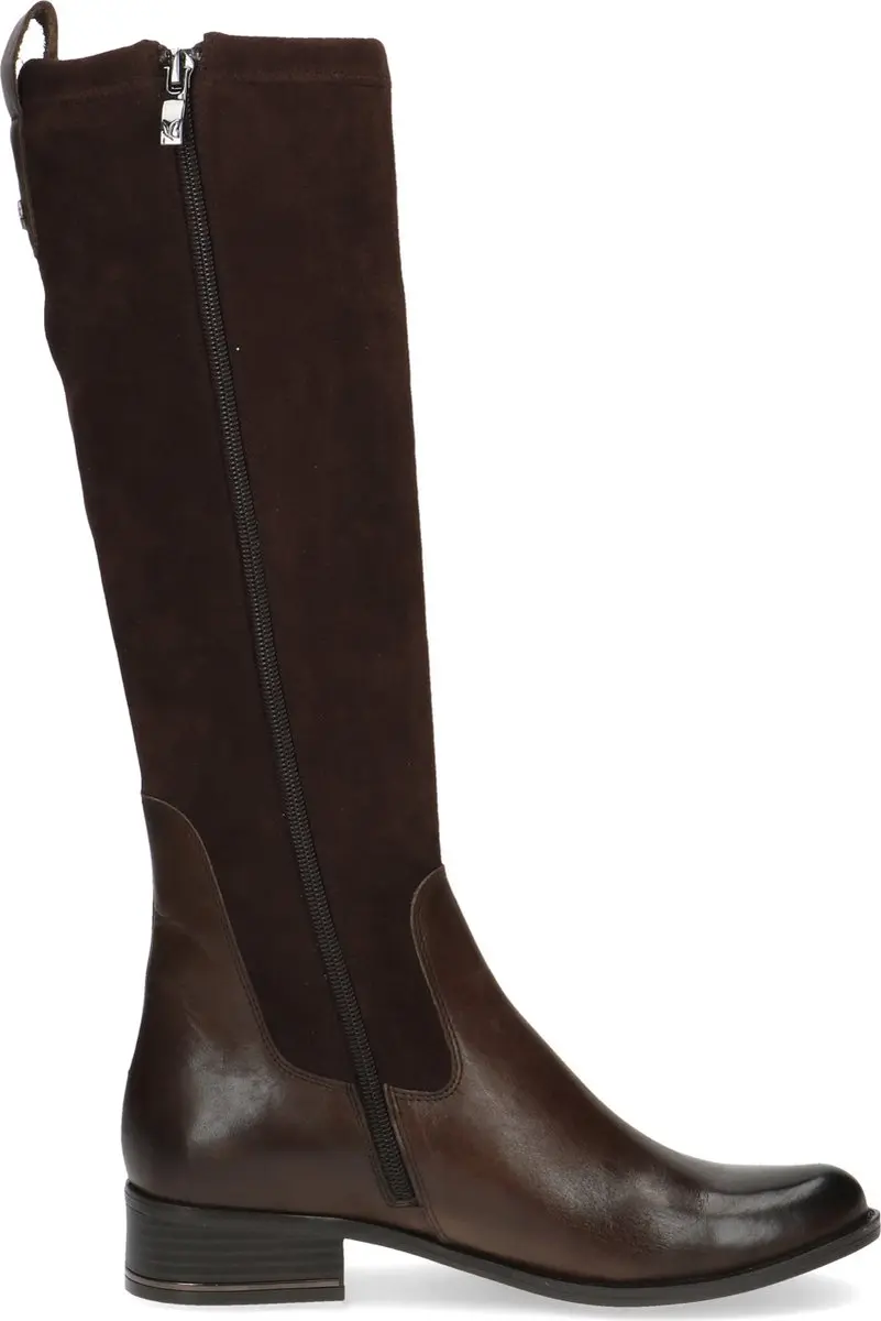 Caprice Knielaars Combi Leer/Stretch - Bruin - afbeelding 5 van 6