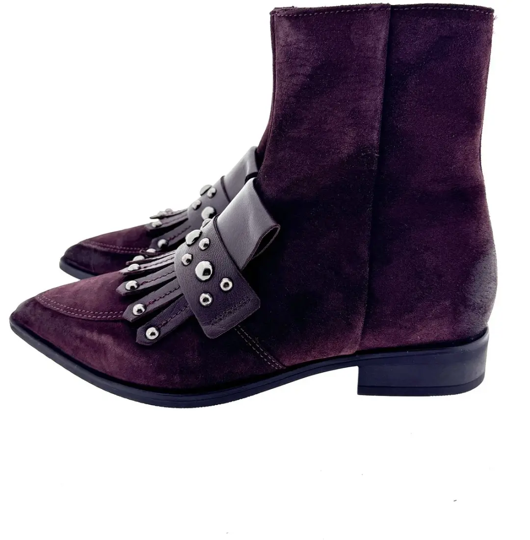 Mjus L63202 enkel laarzen bordeaux, 41 / 7