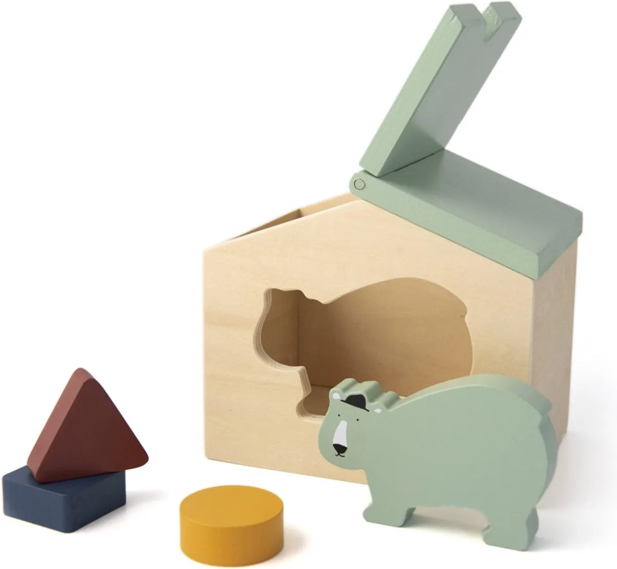 Trixie Mr. Polar Bear Houten Huisje Groen