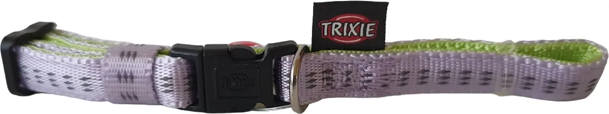 Trixie Softline Elegance Halsband XS - Lila/Groen
