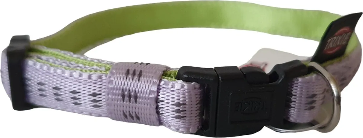 Trixie Softline Elegance Halsband XS - Lila/Groen