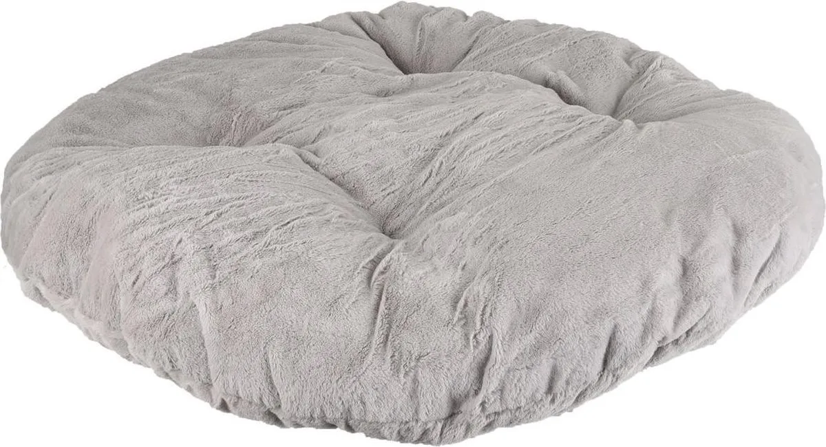 Flamingo Hondenkussen Donut Grijs 120x120cm