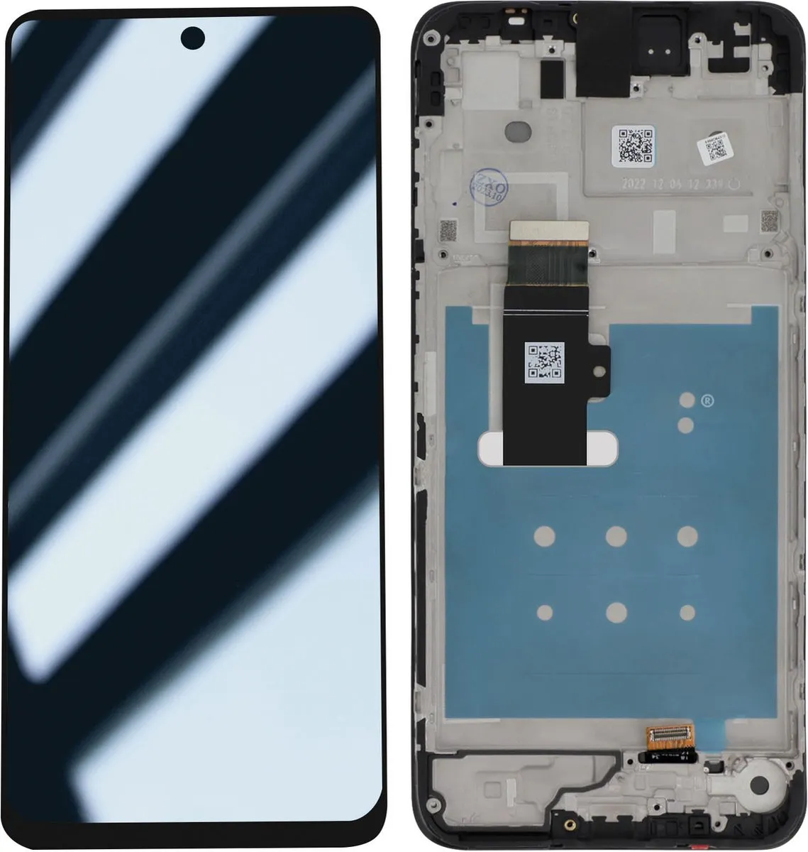 Motorola Moto G13 Volledig Scherm Blok Lichtgrijs