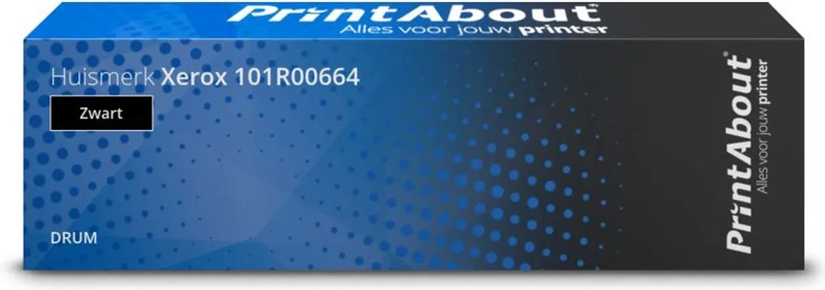 PrintAbout huismerk Drum 101R00664 Zwart geschikt voor Xerox