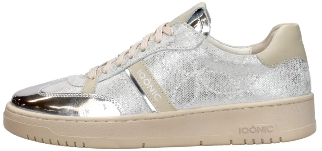Iqonic Dames Sneakers - Zilver - 38 - afbeelding 2 van 6