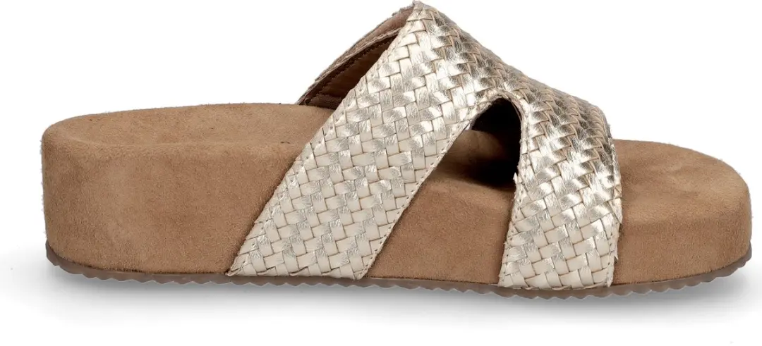 Lazamani Mille Dames Slippers Goud - afbeelding 3 van 6