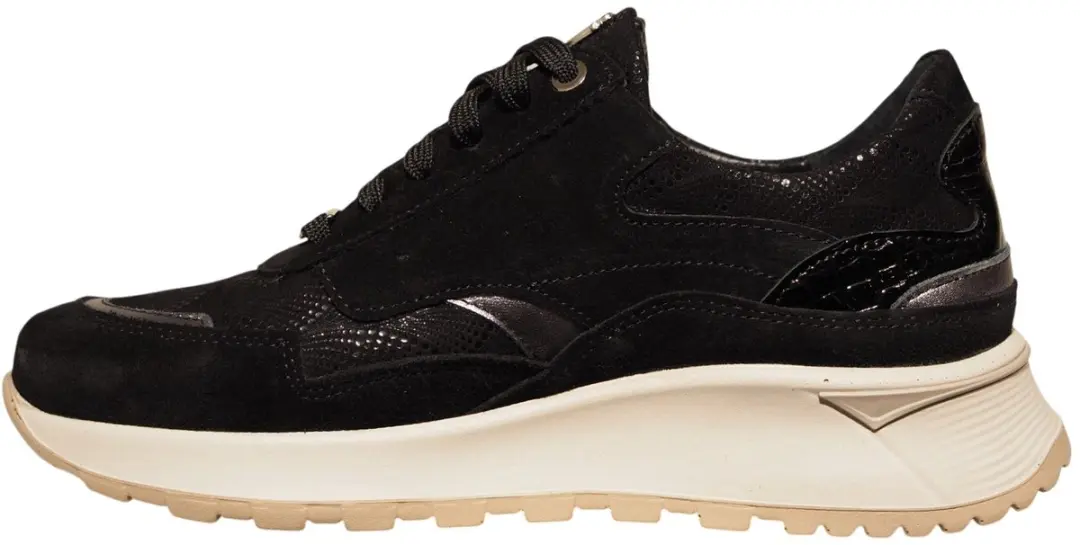 Footnotes Saar 15.003.2110 sneaker - Zwart - afbeelding 2 van 5