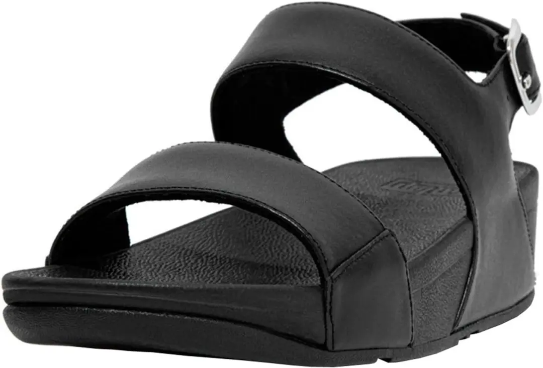 FitFlop Lulu Sandal - Leather ZWART - Maat 36