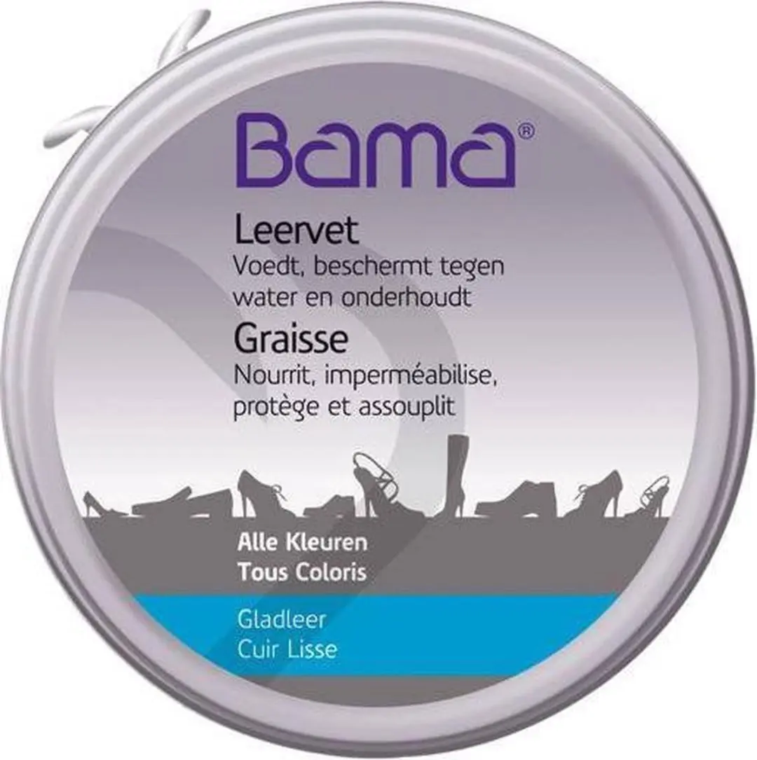 Bama A90 Leervet Blank Boor Gladleer 100 ml Onderhoud 100 ml