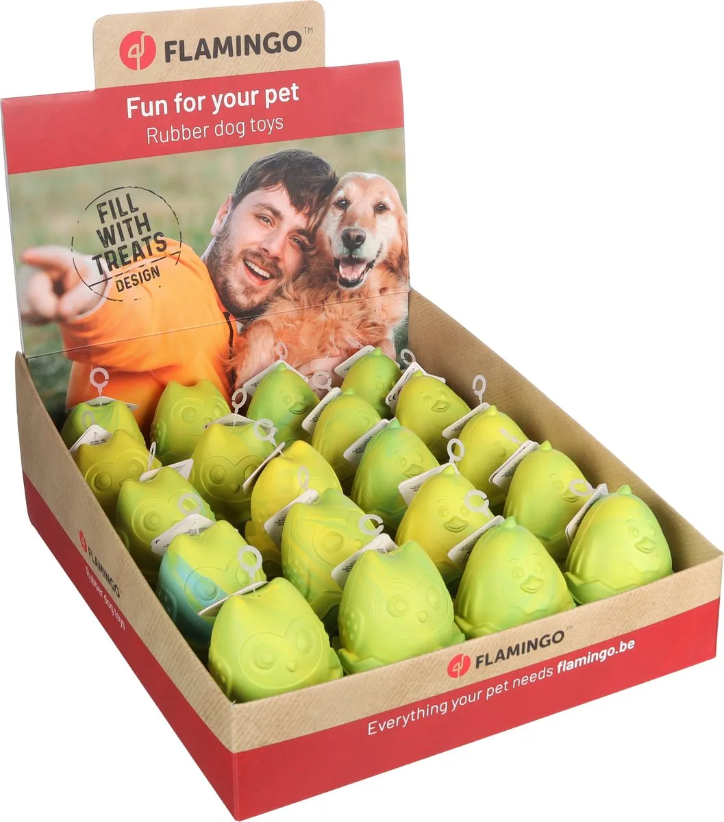 Flamingo Aara Snackbal Honden - 1 Stuk - Meerdere kleuren - afbeelding 2 van 4