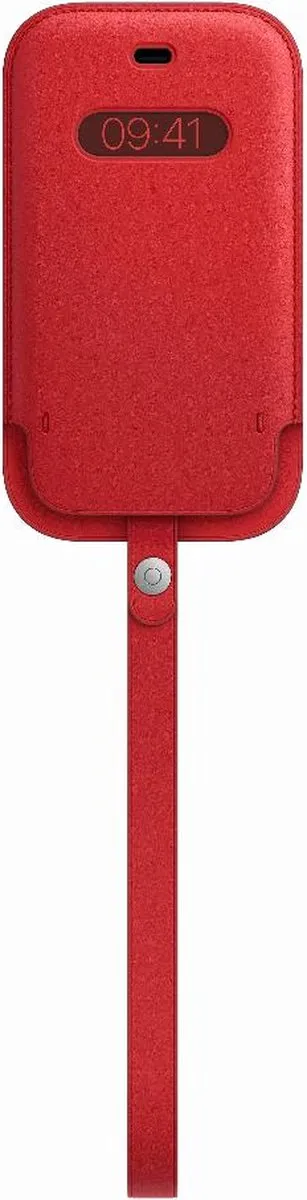 Apple Leren Hoesje MagSafe MHMR3ZM/A iPhone 12 Mini - Rood - afbeelding 6 van 6