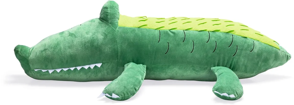 Beeztees Hide N Seek Jungle Krokodil XXL - Pluche Groen