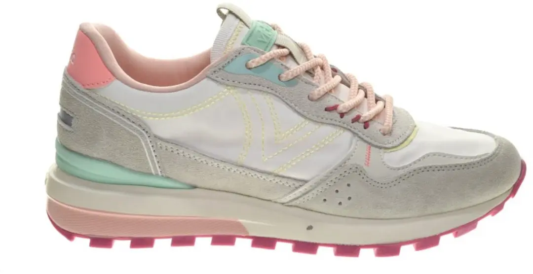 Witte Fashion Damessneaker Runner Wit Victoria maat 36