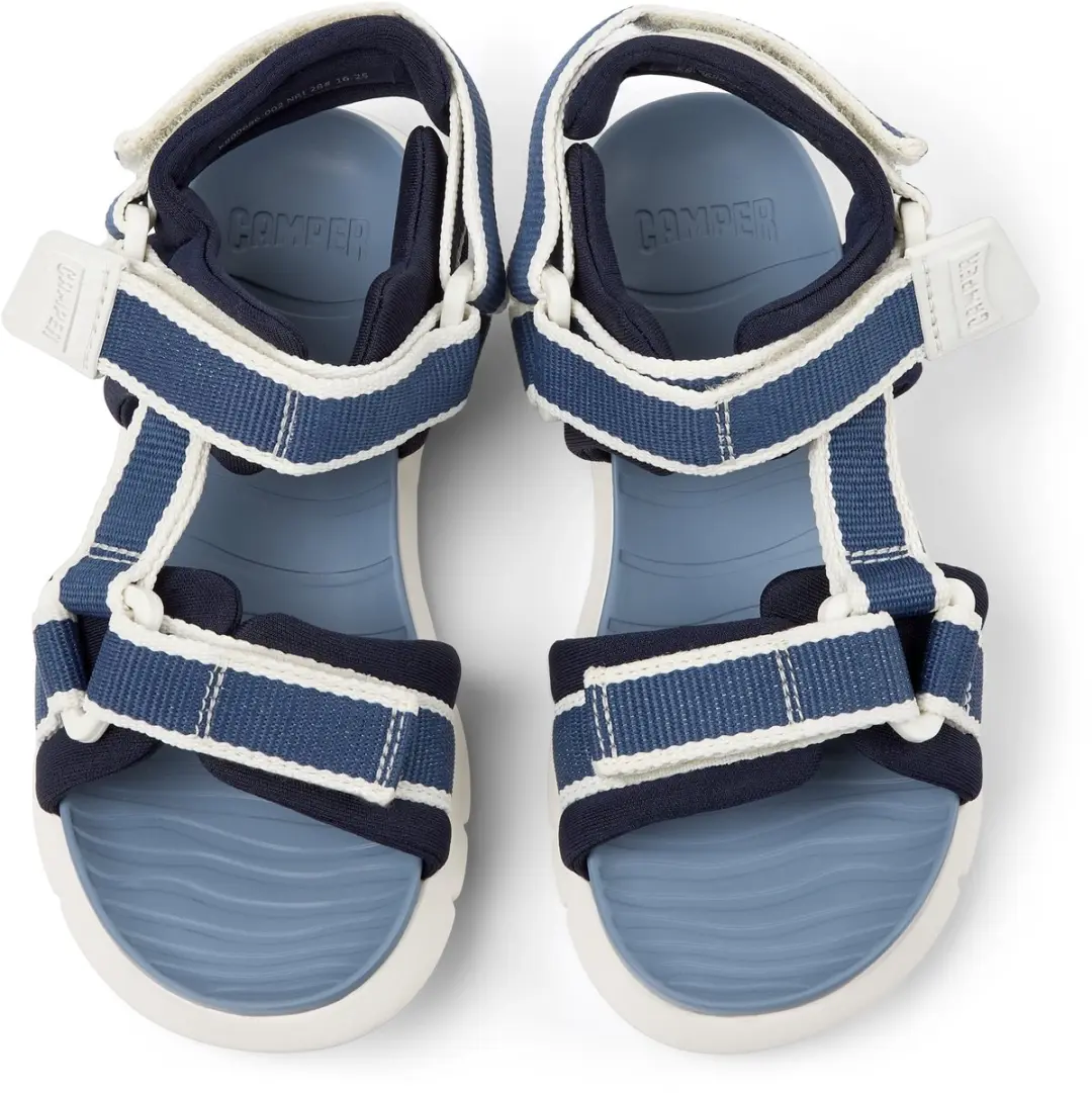 Camper Oruga Sandalen - Kinderen - Blauw Wit - 27 - afbeelding 5 van 6