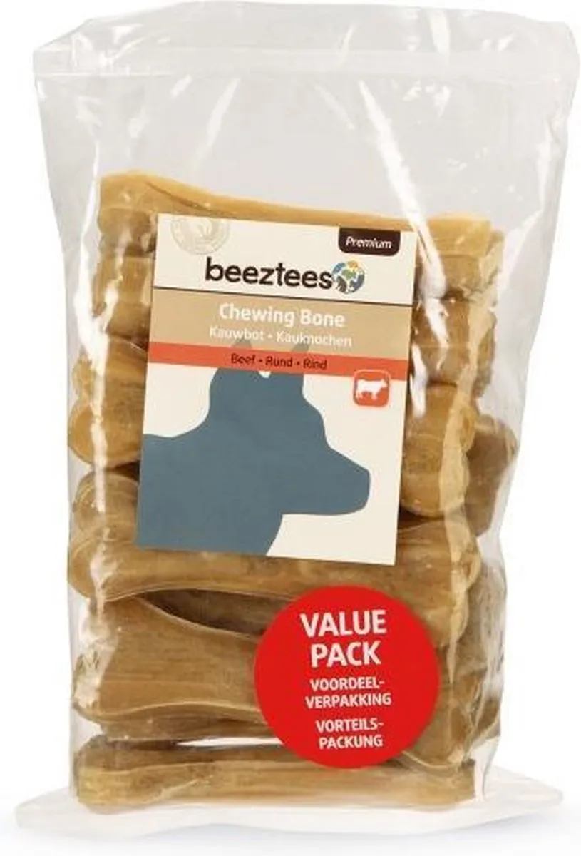 Beeztees Kauwbot Hondensnack - 10 Stuks