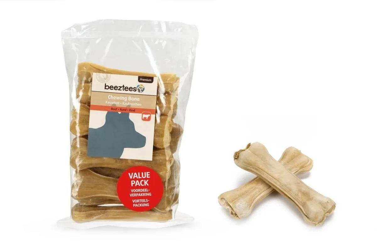 Beeztees Kauwbot Hondensnack - 10 Stuks