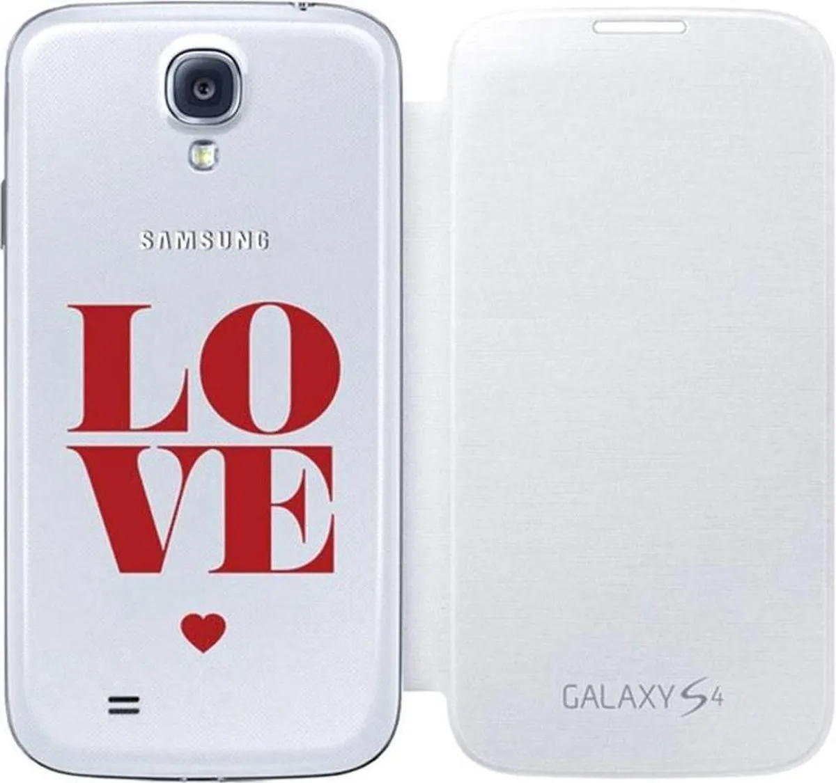 Samsung Love Cover Galaxy S4 - Wit