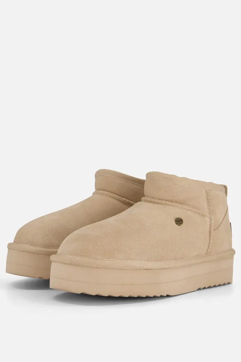 Warmbat Durack Vachtlaarzen Beige 39
