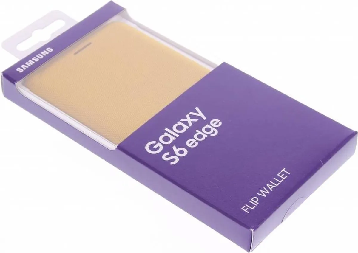 Samsung Flip Wallet Galaxy S6 Edge EF-WG925BY - Geel - afbeelding 6 van 6
