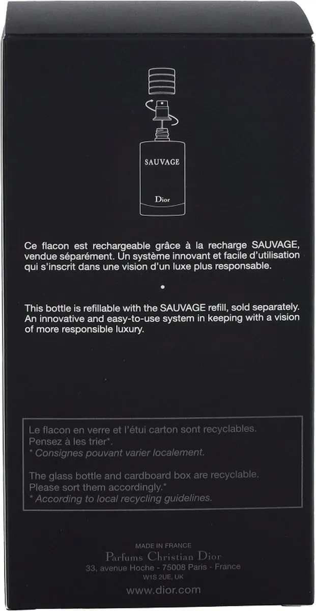 Dior Sauvage parfum - Herenparfum met houtige invloeden - 100 ml