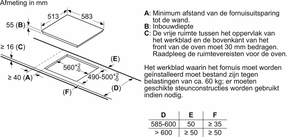 Siemens iQ100 EH645BEB6E Inbouw Inductiekookplaat - 4 Zones - Zwart