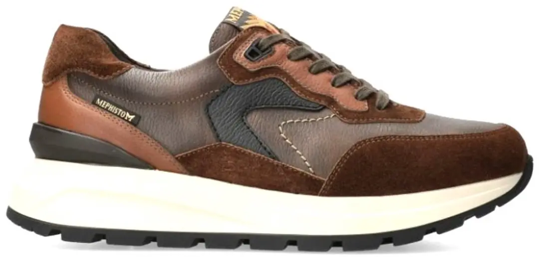Heren Veterschoenen Mephisto Cruz Chestnut Donkerbruin - Maat 9½ - afbeelding 4 van 6