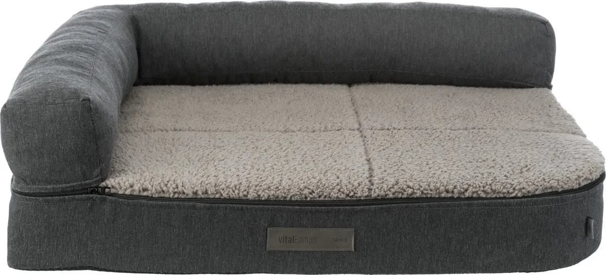 Trixie Vital Hondenmand Sofa Bendson Orthopedisch Grijs 80x60cm
