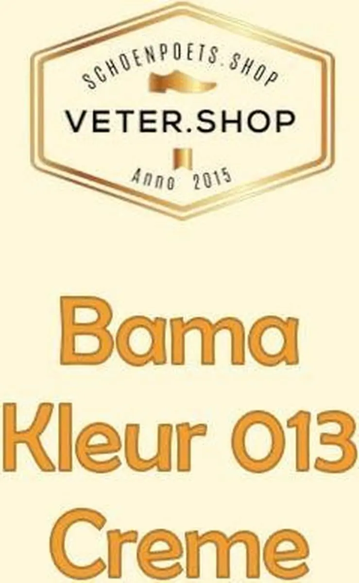 Bama G56 schoen creme voor glad leer