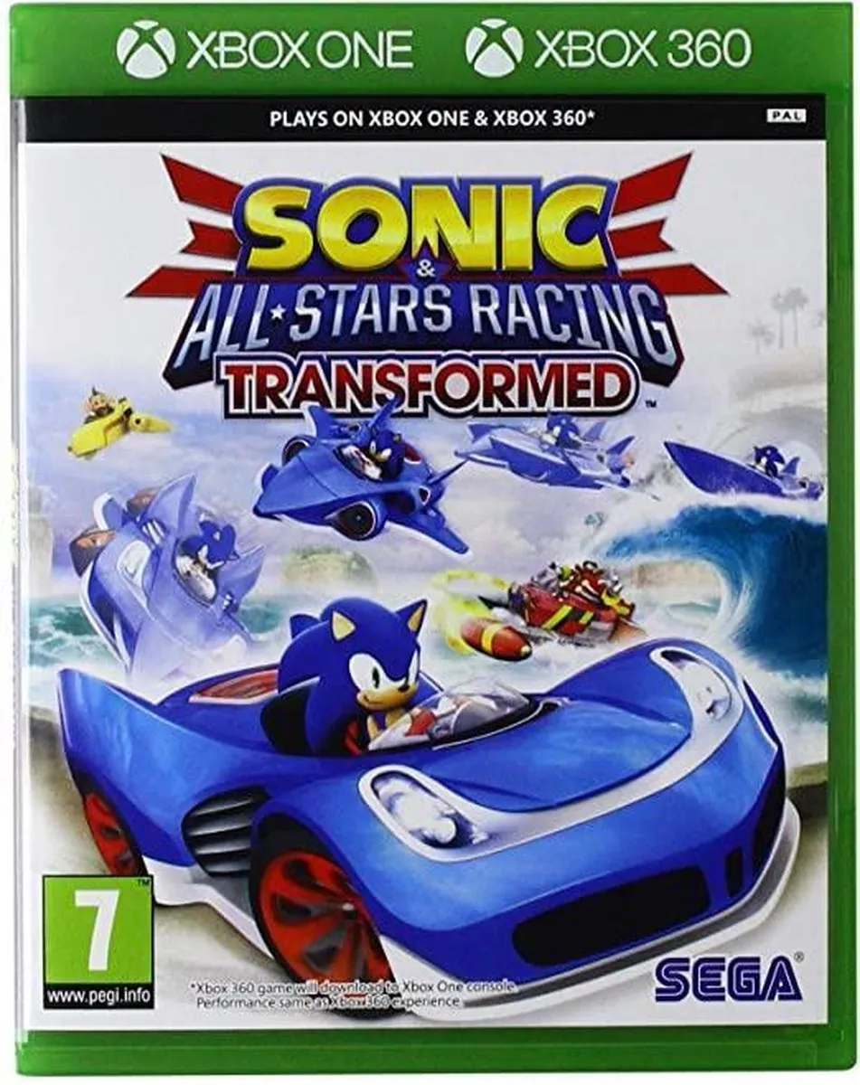 Sega Sonic & Sega All-Stars Racing Transformed Xbox One/Xbox 360