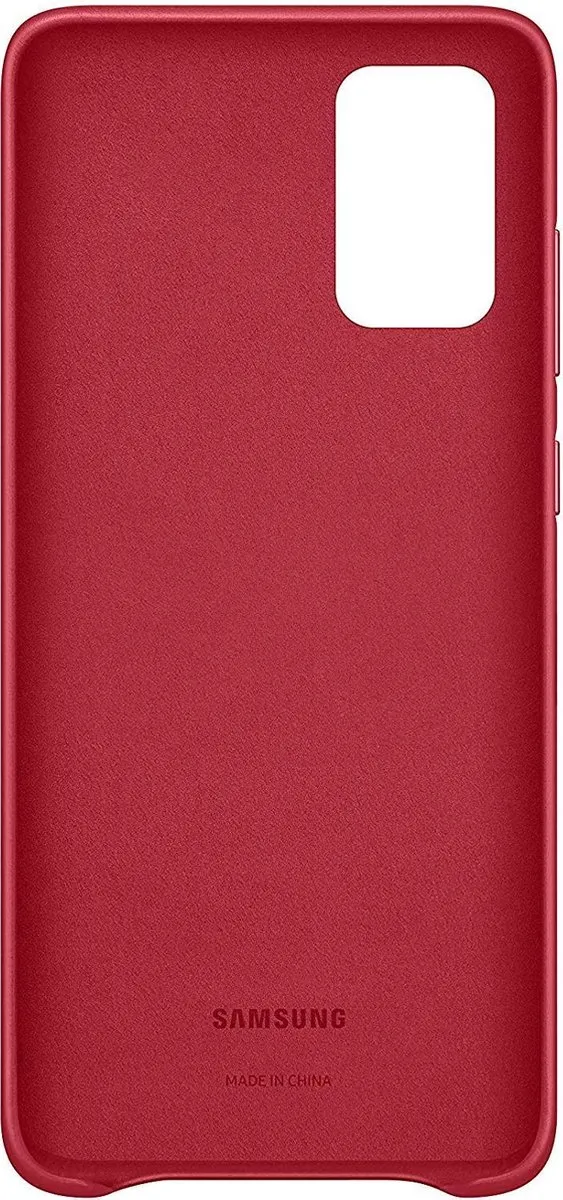 Samsung Galaxy S20 Plus Leather Cover - Rood EF-VG985LREGEU