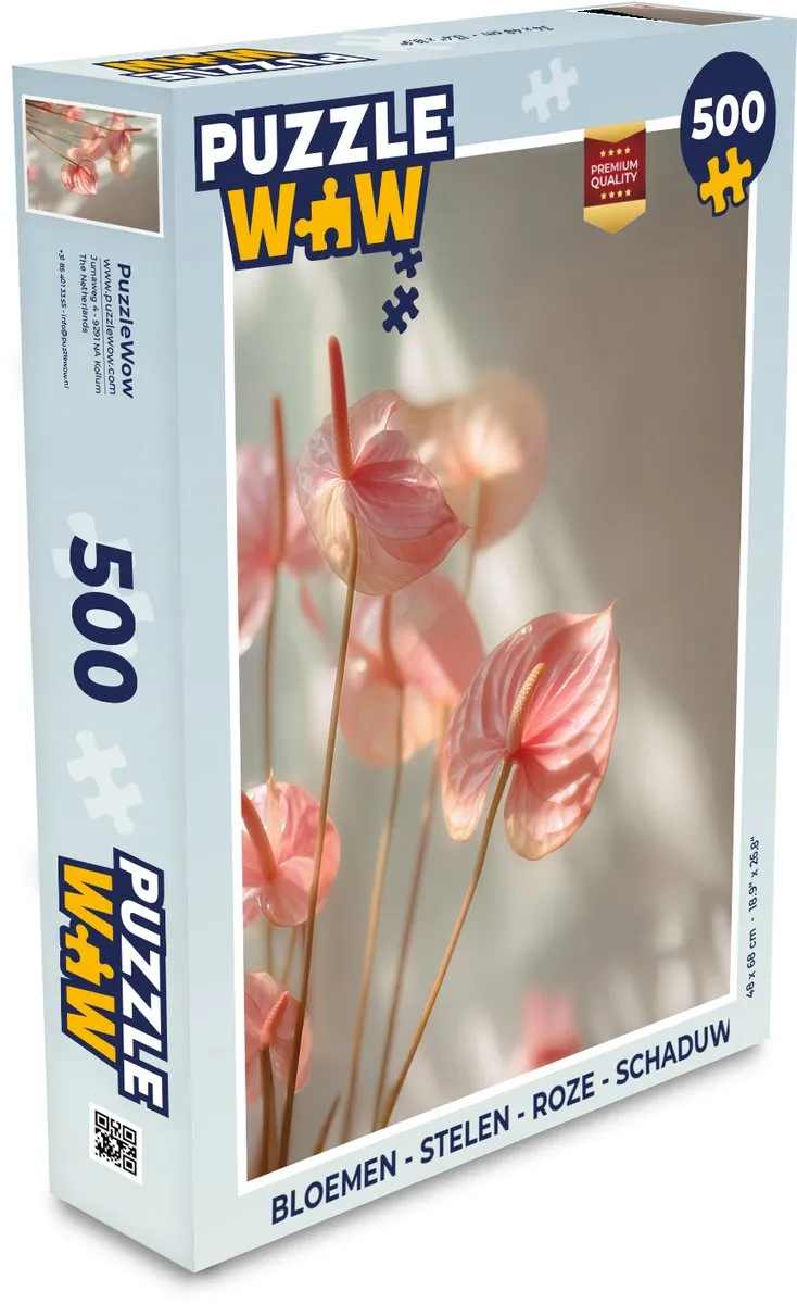 PuzzleWow Bloemen Legpuzzel 500 Stuks