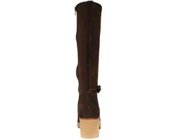 DL Sport 7227 712 01 Velour Cacao Lange Laarzen Bruin Suede en Stretch Dames - Bruin - 41 - afbeelding 6 van 6