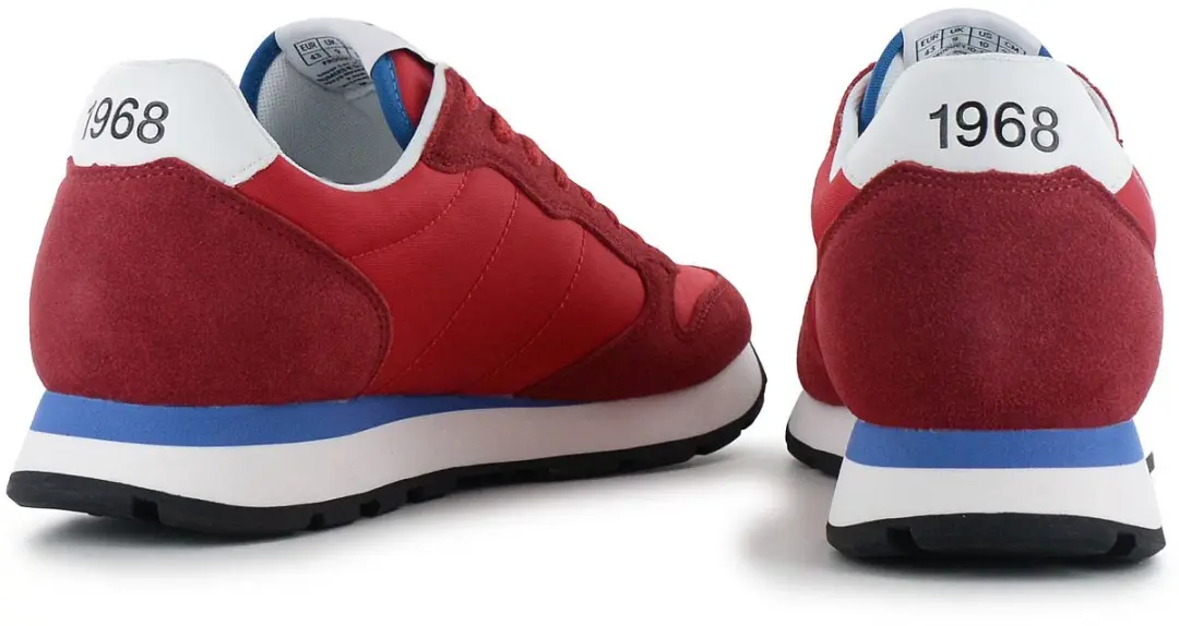 Sun68 Tom Solid Z36101-10 Heren Sneakers - Rood - Maat 40 - afbeelding 5 van 6