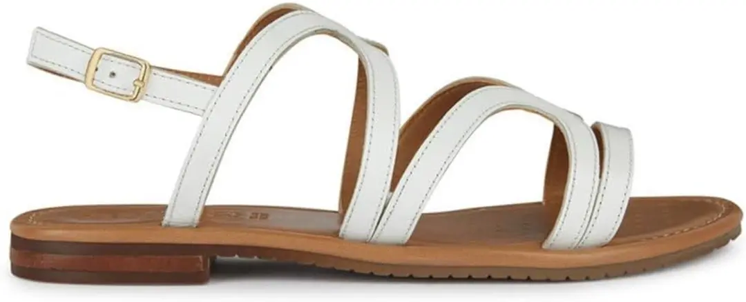 Geox D Sozy S Y Sandalen Dames Wit Maat 37.5