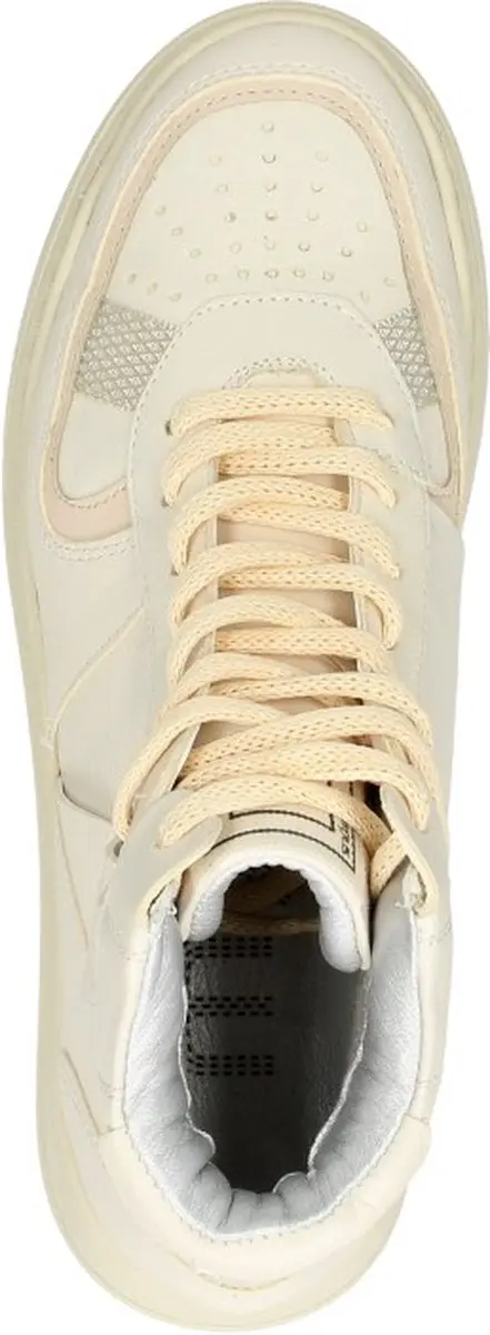 MJUS Veterschoenen Hoog Veterschoenen Hoog - gebroken wit - Maat 38 - afbeelding 4 van 6