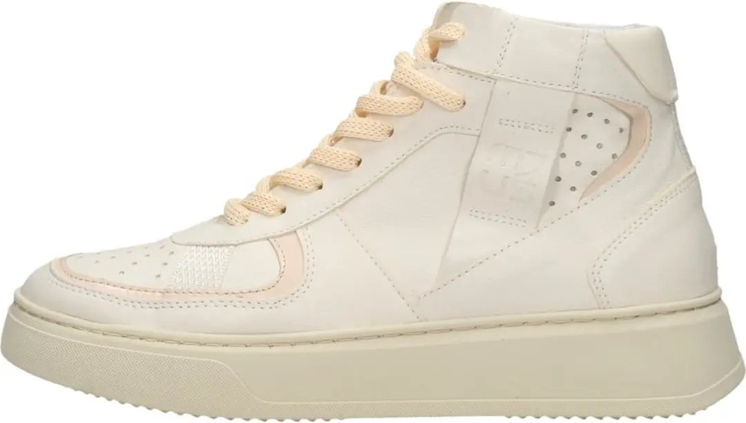 MJUS Veterschoenen Hoog Veterschoenen Hoog - gebroken wit - Maat 38 - afbeelding 2 van 6