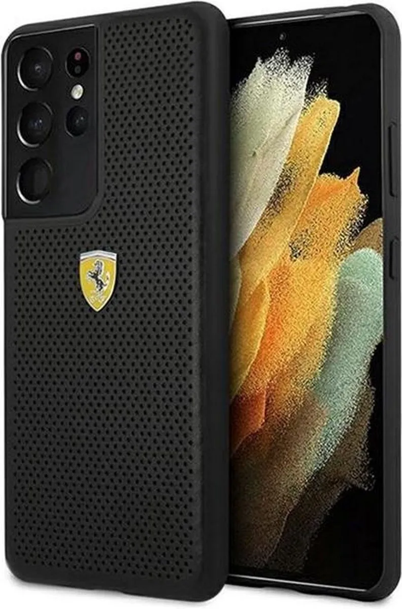 Ferrari Perforated Back Case Samsung Galaxy S21 Ultra
