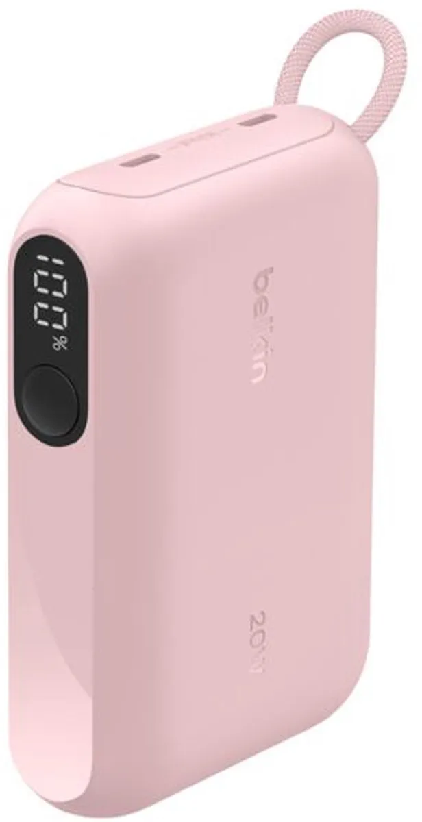 Belkin Power Bank 20W 10.000 mAh met Display – Roze