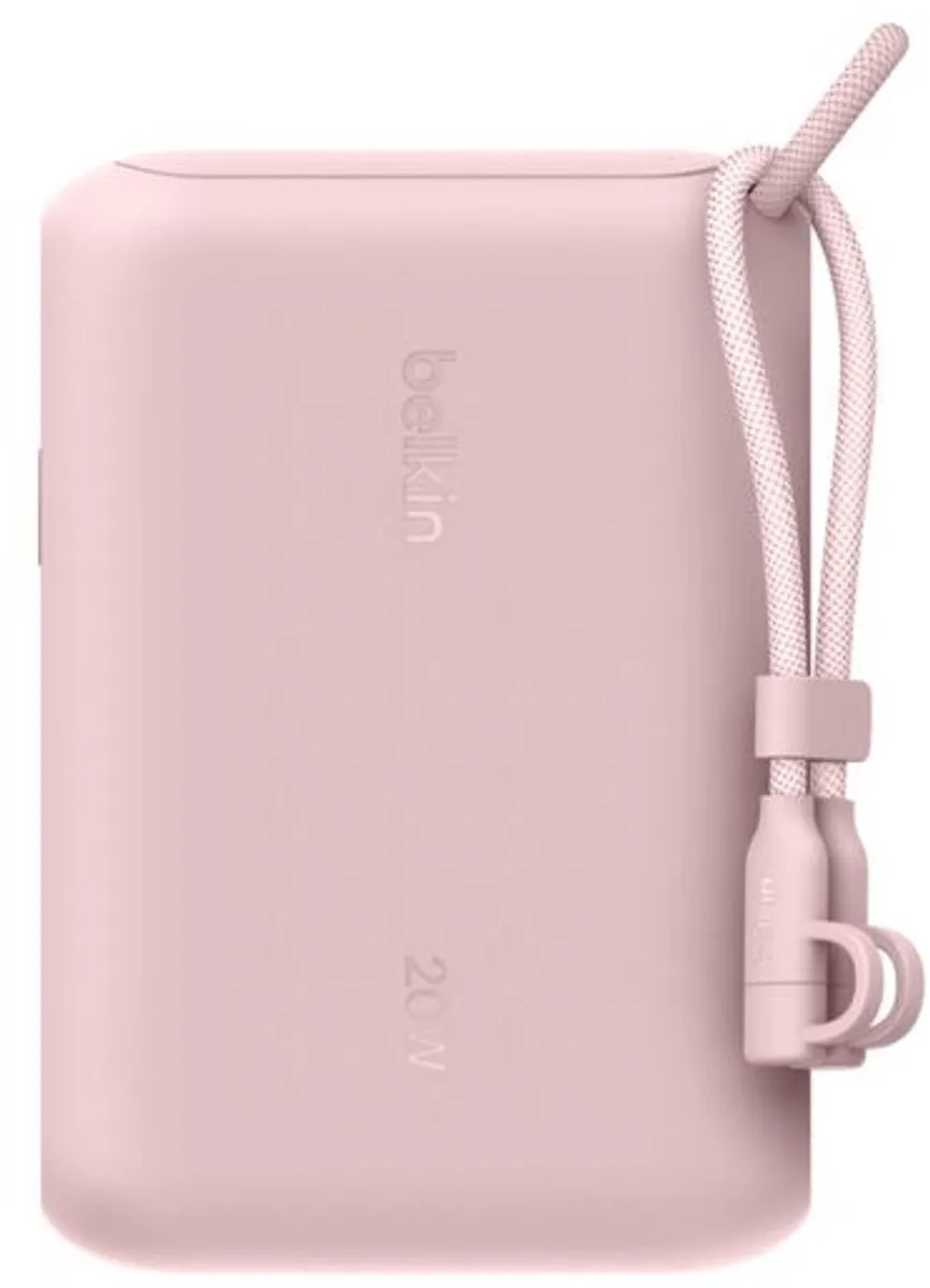 Belkin Power Bank 20W 10.000 mAh met Display – Roze