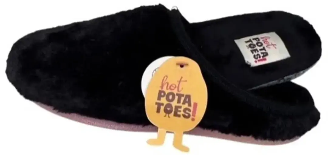 Hot Potatoes Alingsas Pantoffels Zwart 37 - afbeelding 4 van 6