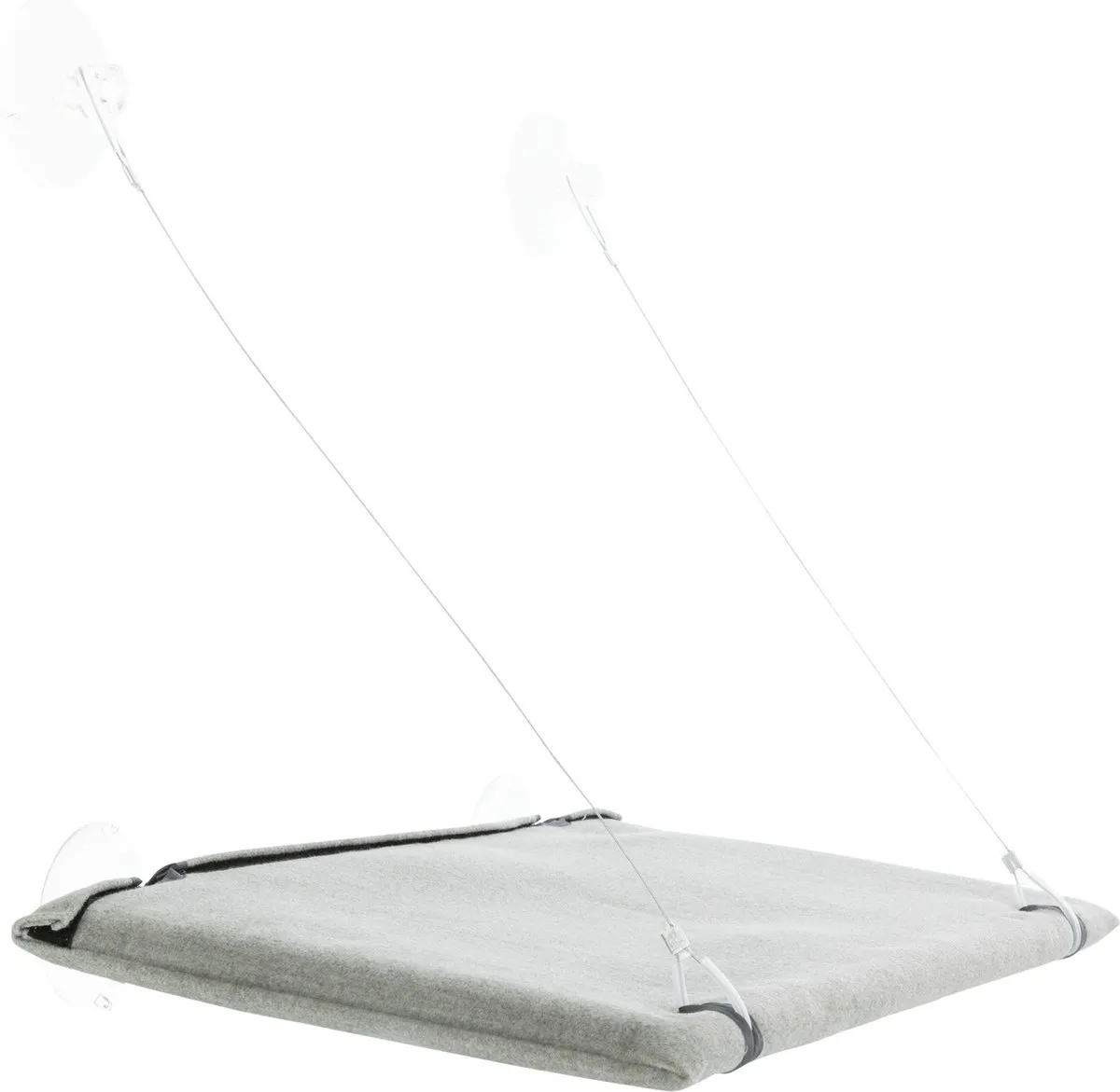 Trixie Kattenmand Hangmat Raam Velours - Blauw 50x30cm