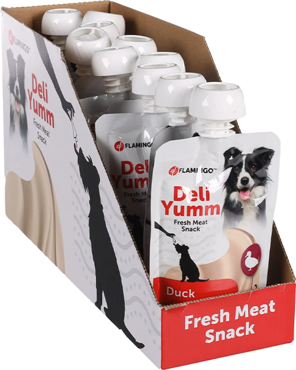 Flamingo Deli Yumm Eend Snack - 10x90g