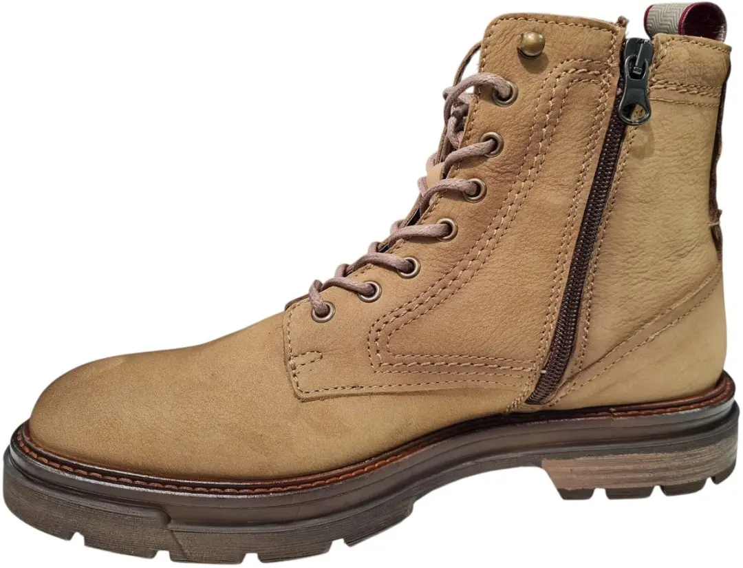 Berkelmans Gimli Nubuck Beige Heren Veterboots - Beige - 46 - afbeelding 4 van 4