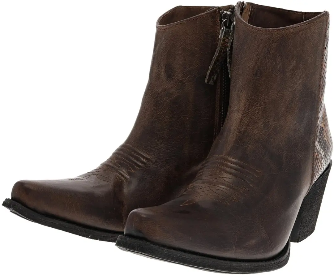 Ariat CARMELITA Dames Western Enkellaarsjes Bruin