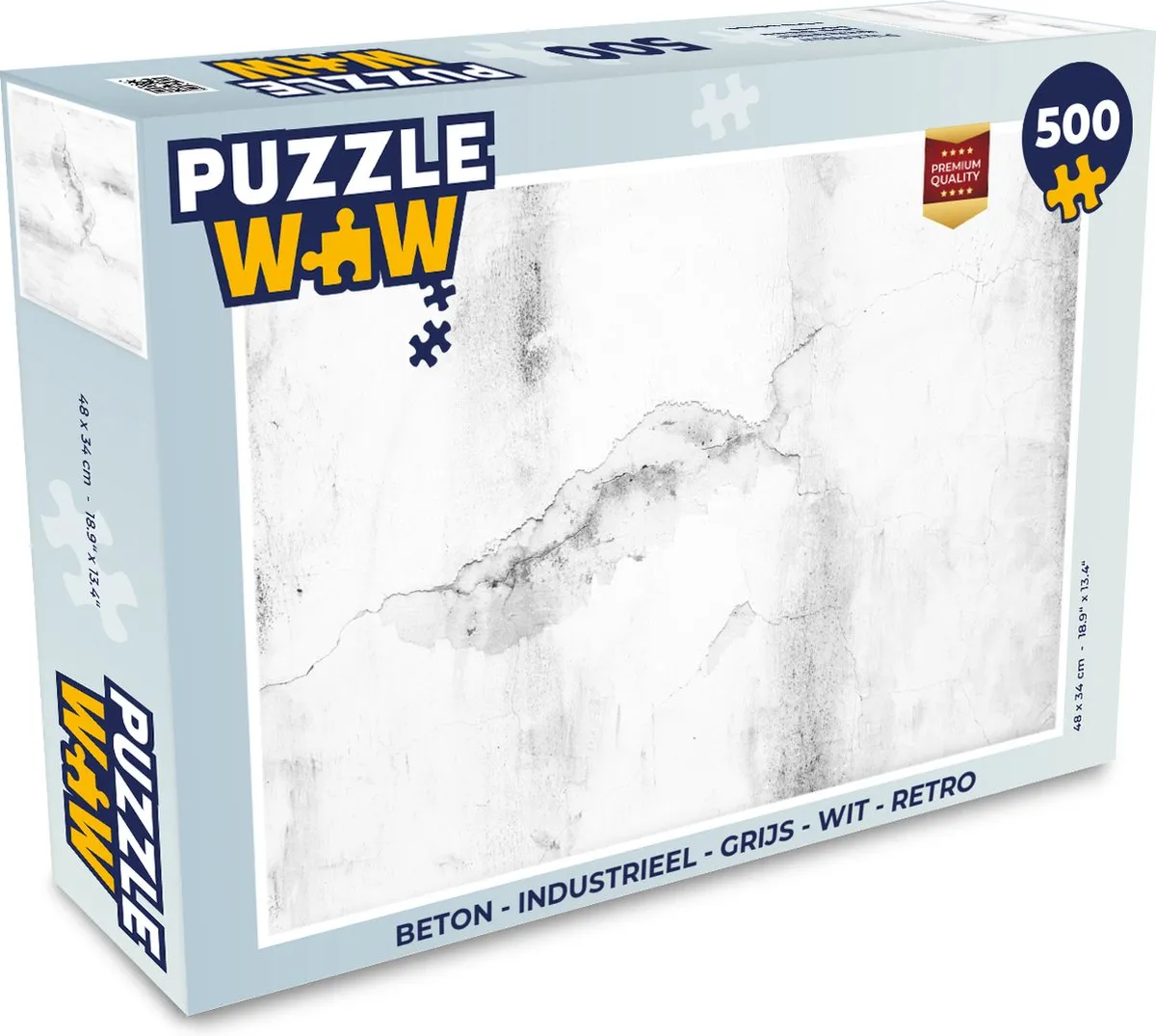 PuzzleWow Industriele Retro Legpuzzel 500 Stuks