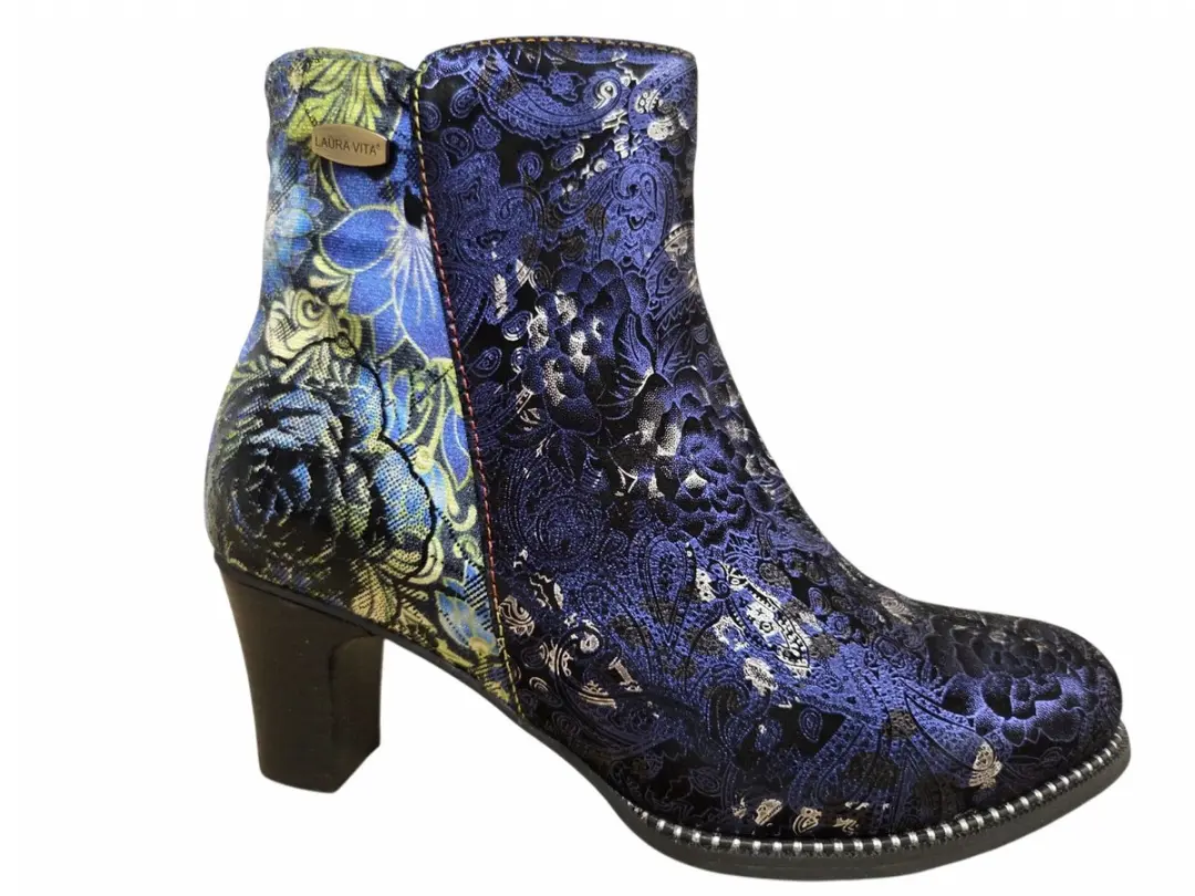 Laura Vita Elcodieo 530 Enkellaarzen Blauw