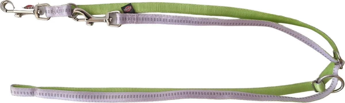Trixie Softline Elegance Hondenlijn Verstelbaar - Lila-Groen - 15mm x 200cm